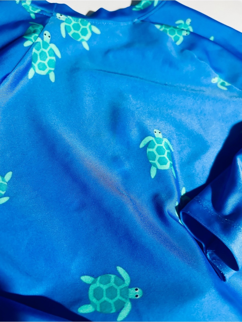 H&M Blue Swim Rashguard Set with Sea Turtle Print - Picture 2 of 2